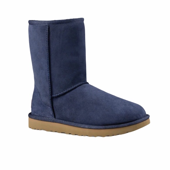 UGG Shoes - UGG Navy Blue Calf-High Classic II Boots Women’s 9